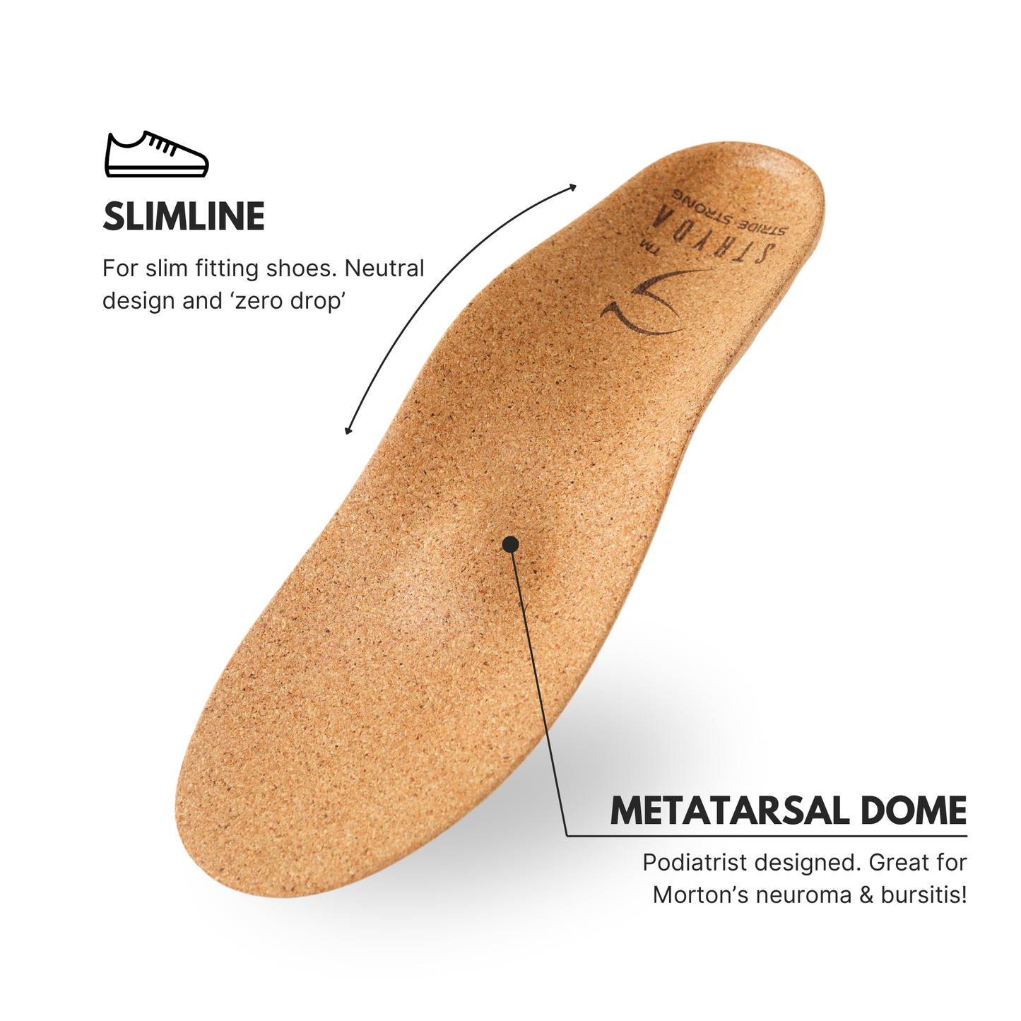 STRYDA Soles Slim Barefoot Insoles