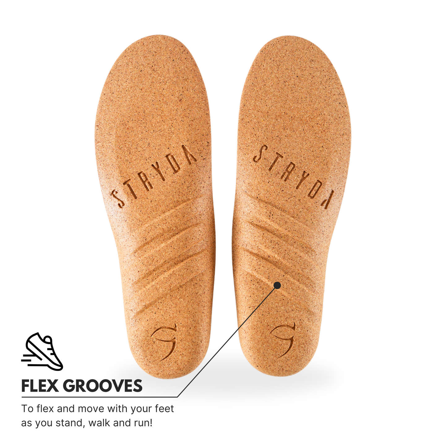 STRYDA Soles Slim Barefoot Insoles